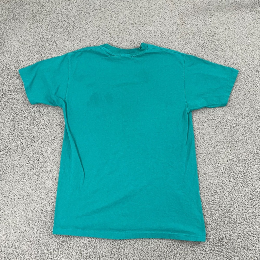 Vintage Hawaii Sunset T Shirt Men L Teal Single Stitch Destination Travel Tee - Picture 6 of 12